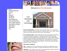 Tablet Screenshot of fasttraxortho.com